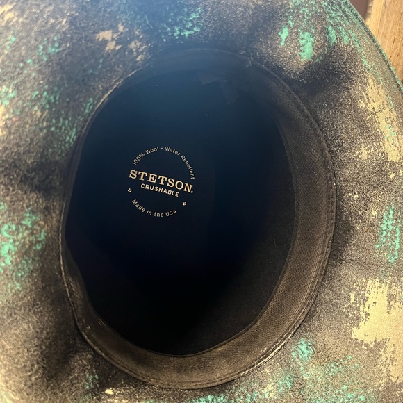 The Mystic Midnight hand painted hat by Rakeljay - Picture 6 of 6